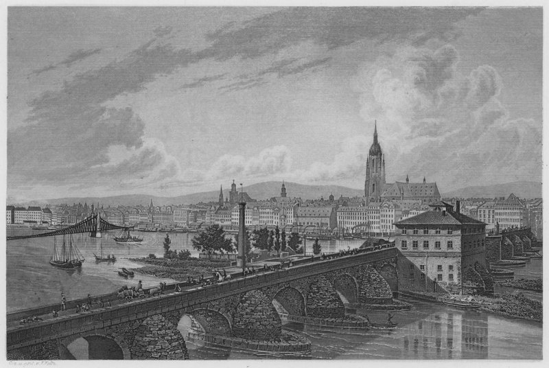 Frankfurt am Main (gravering) av German School