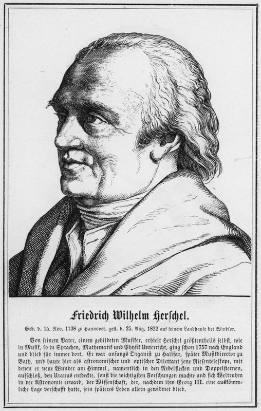 Friedrich Wilhelm Herschel (gravering) av German School