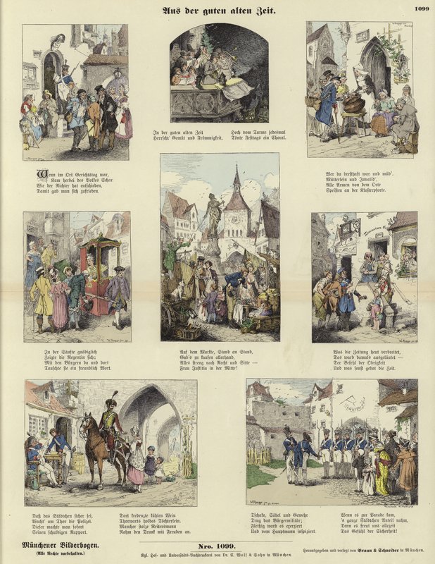 Fra de gode gamle dager av German School