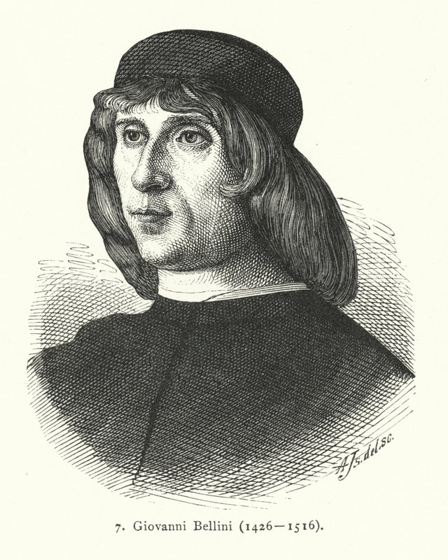 Giovanni Bellini , italiensk renessansemaler (gravering) av German School