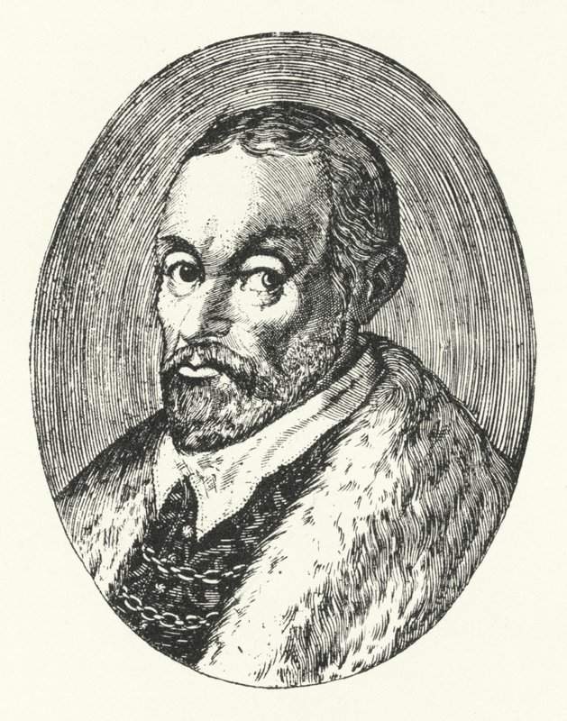 Giovanni Guarini , italiensk poet (gravering) av German School