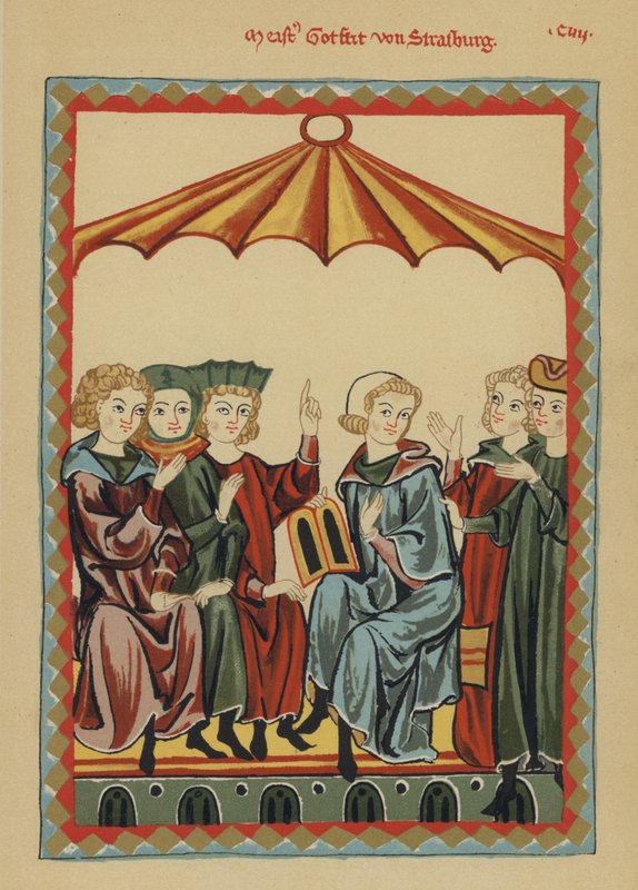 Gottfried von Strassburg, middelaldersk tysk forfatter av den høviske romantikken Tristan av German School