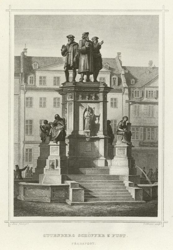 Gutenberg Schoffer og Fust, Frankfort av German School