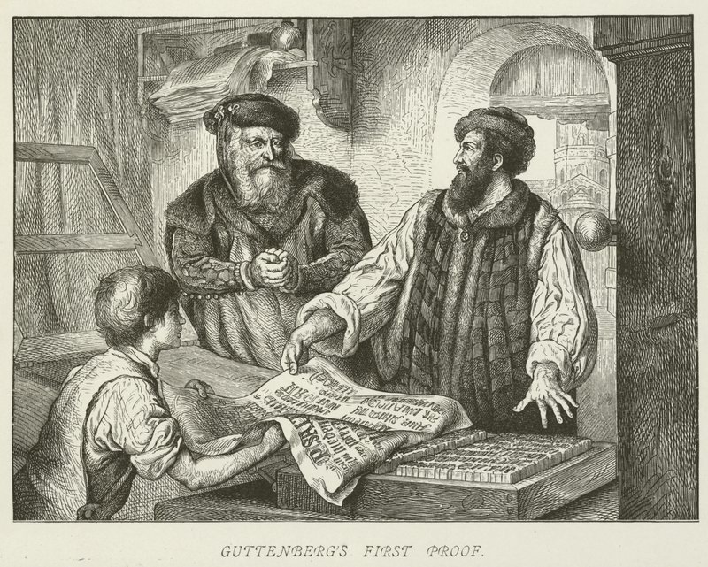 Guttenbergs første bevis av German School