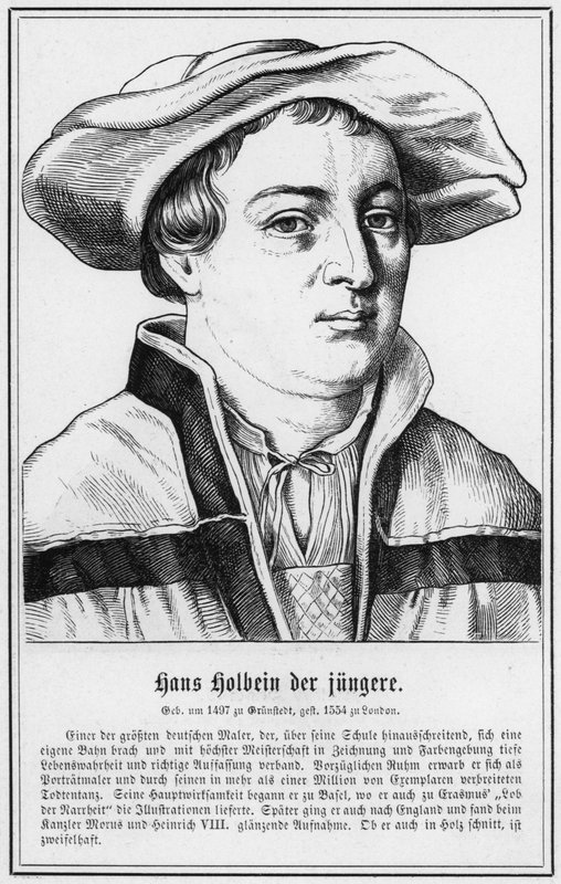 Hans Holbein der Jungere (gravering) av German School