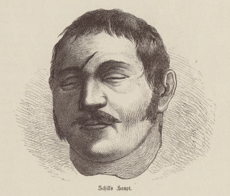 Leder for Ferdinand von Schill, prøyssisk soldat som gjorde opprør mot fransk okkupasjon (gravering) av German School