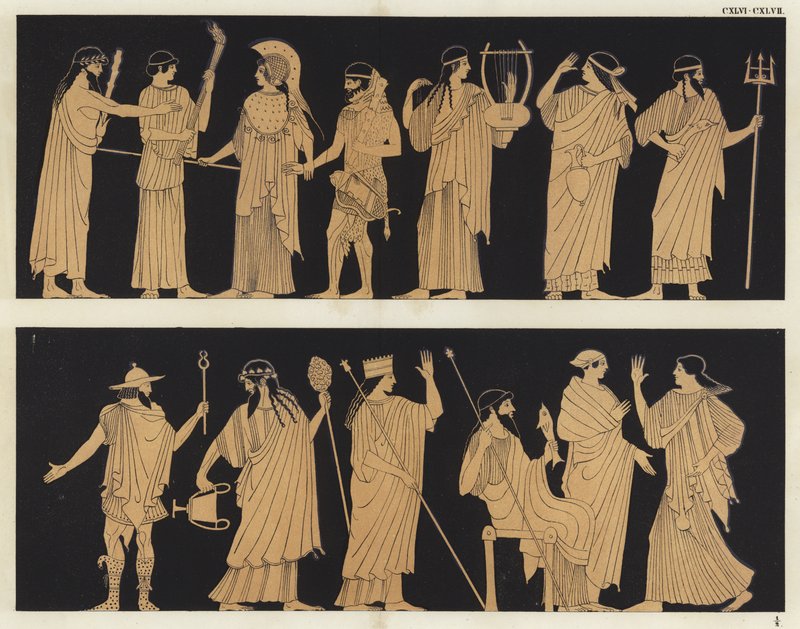 Herakles og Athena av German School