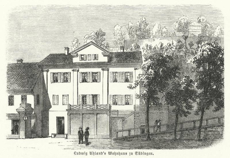 Home of German poet, philologist and literary historian Ludwig Uhland, Tubigen  av German School