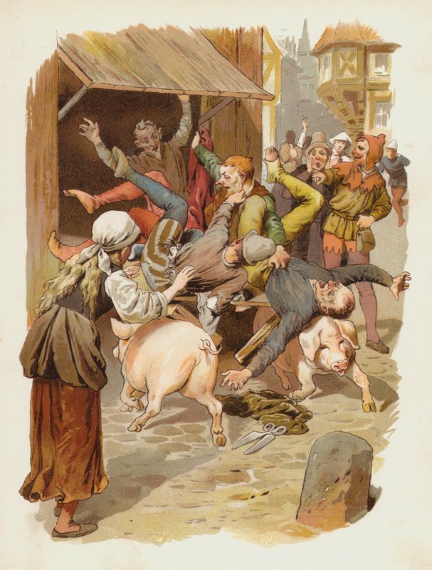 Illustrasjon for Till Eulenspiegel av German School