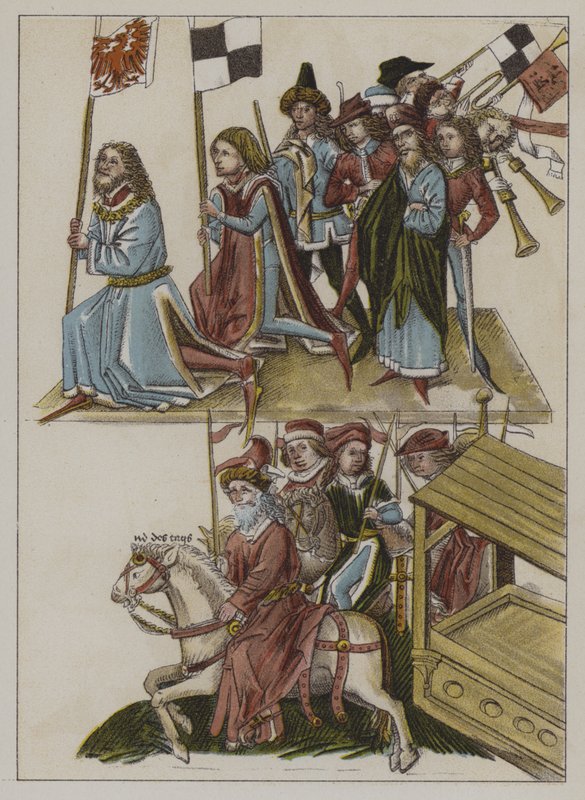 Investitur av Frederick I av huset til Hohenzollern som kurfyrst av Brandenburg ved konsilet i Konstanz av German School