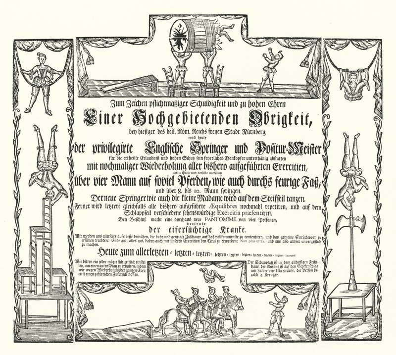 Invitasjon til et offentlig skue i Nürnberg (gravering) av German School