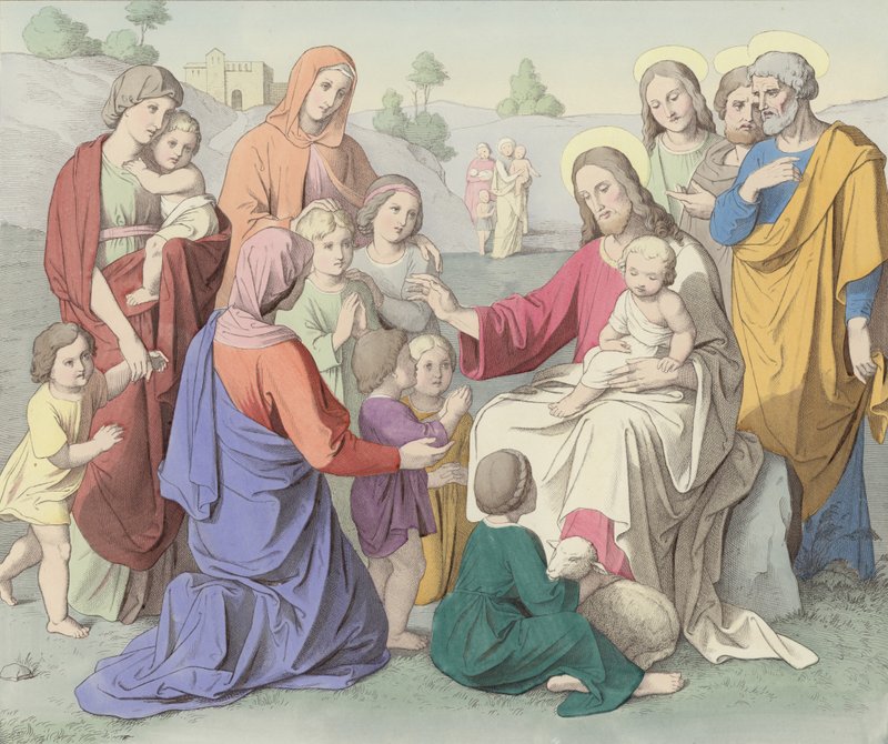 Jesus velsigner barna av German School