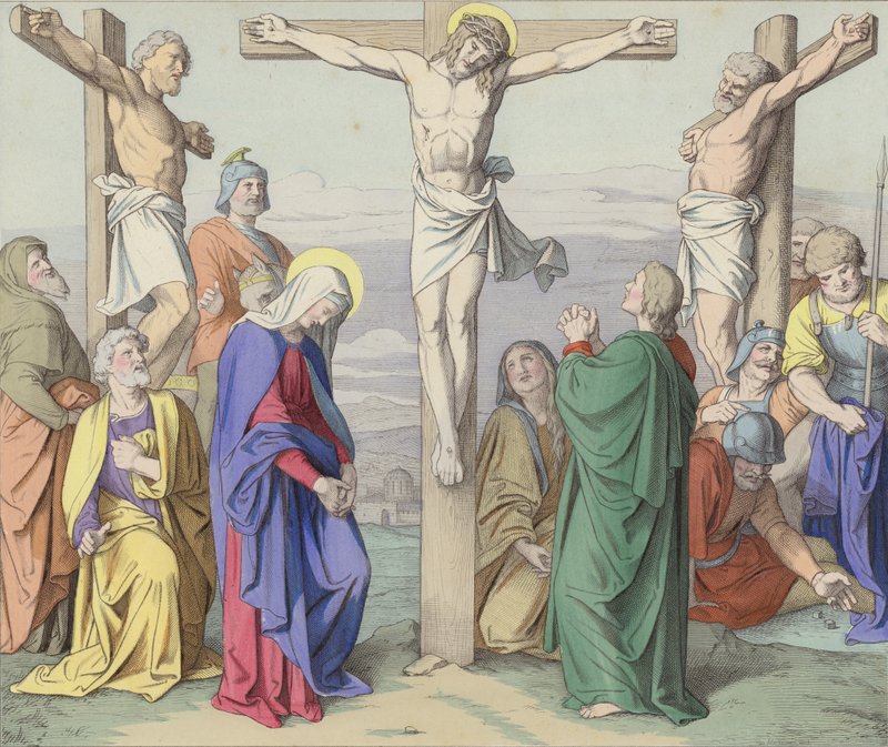Jesus døde på korset av German School