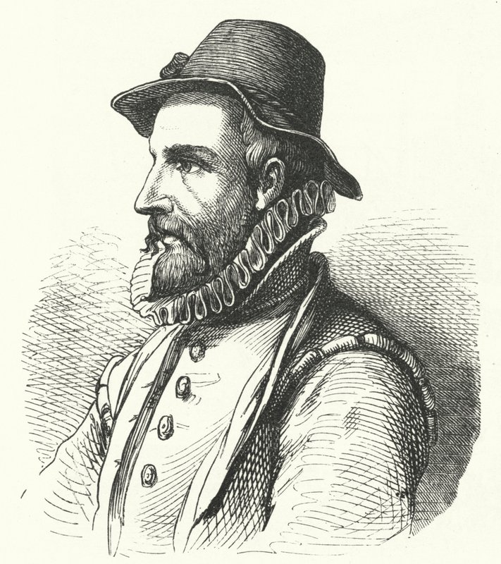 Johann Fischart , tysk forfatter og satiriker (gravering) av German School