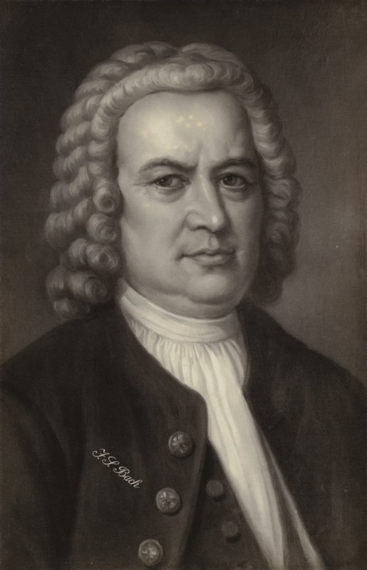Johann Sebastian Bach , tysk komponist, organist, cembalo, fiolist og fiolinist fra barokkperioden (1685-1750) av German School