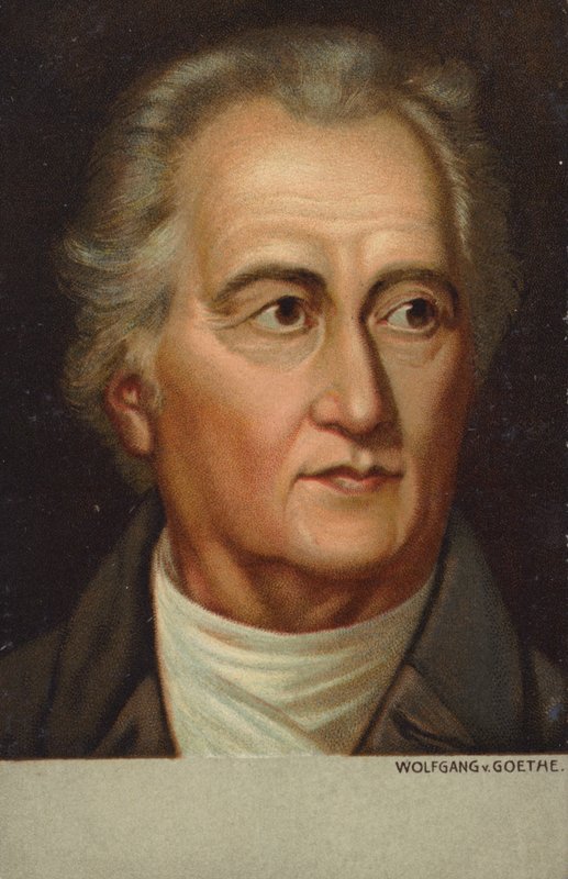 Johann Wolfgang von Goethe (1749–1832), tysk poet, romanforfatter og dramatiker (kromolitho) av German School