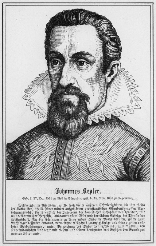 Johannes Kepler (gravering) av German School