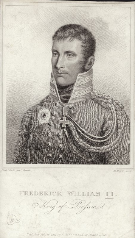 Kong Frederick William III av Preussen av German School
