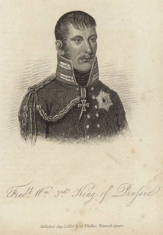 Kong Frederick William III av Preussen av German School