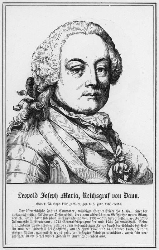 Leopold Joseph Maria, keisergreve av Daun (gravering) av German School