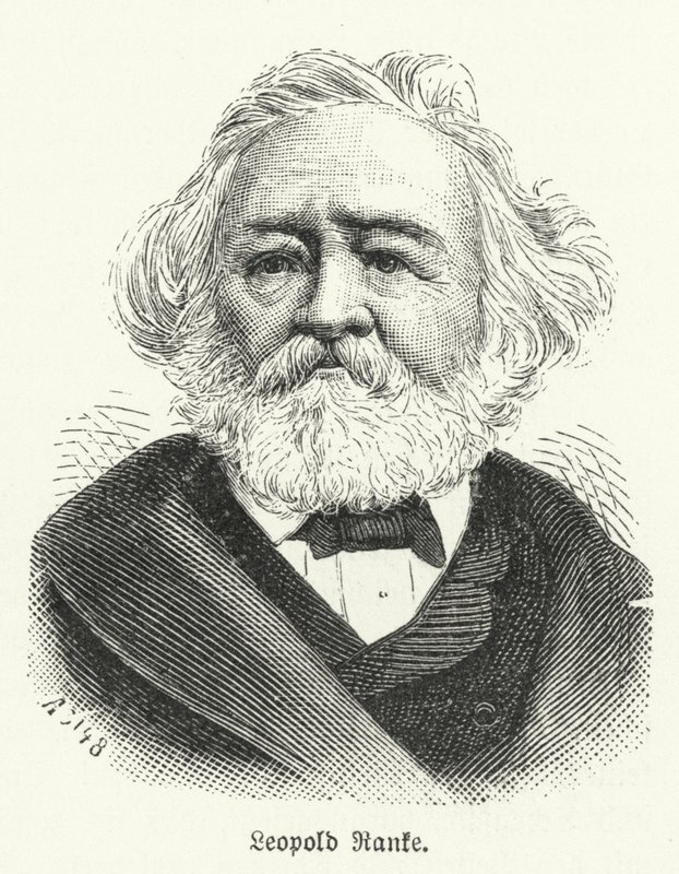 Leopold von Ranke , tysk historiker (litho) av German School