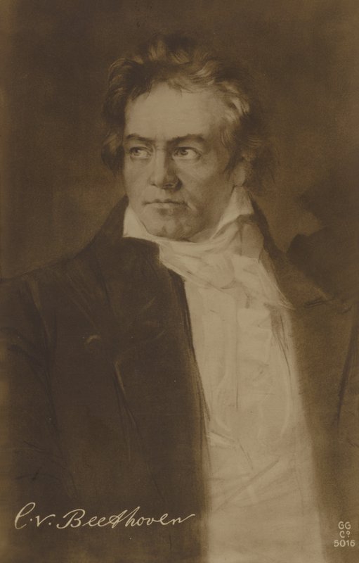 Ludwig van Beethoven , tysk komponist og pianist (1770-1827) av German School