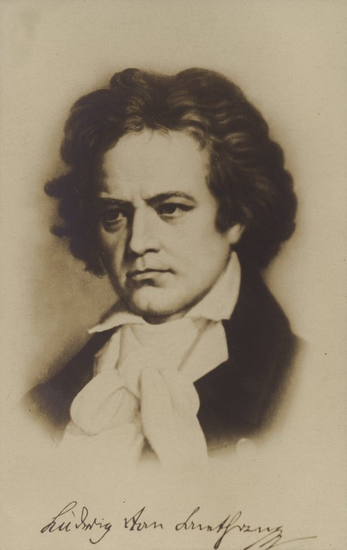 Ludwig van Beethoven , tysk komponist og pianist (1770-1827) av German School