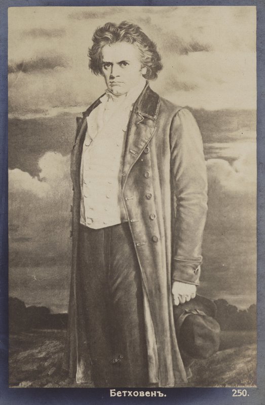 Ludwig van Beethoven , tysk komponist og pianist (1770-1827) av German School
