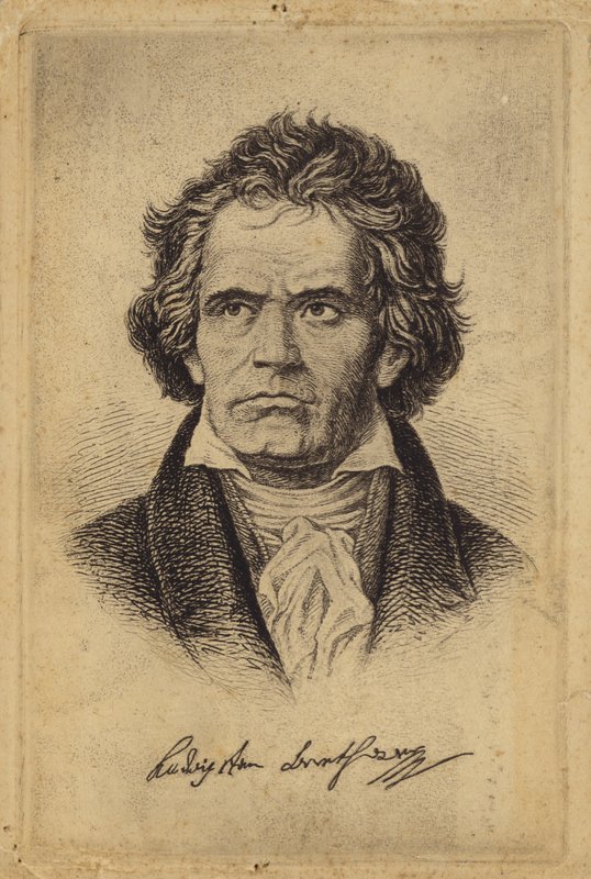 Ludwig van Beethoven , tysk komponist og pianist (1770-1827) av German School