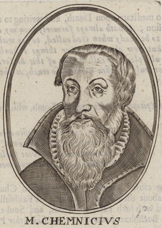 Martin Chemnitz , tysk luthersk teolog og reformator (gravering) av German School