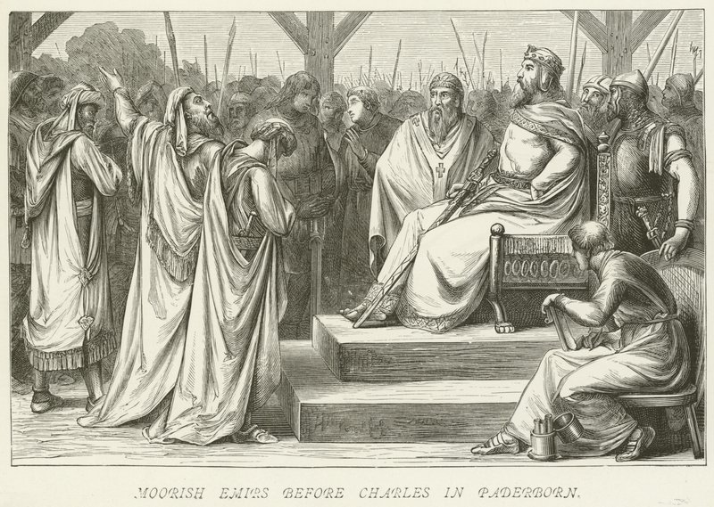 mauriske emirer før Charles i Paderborn av German School