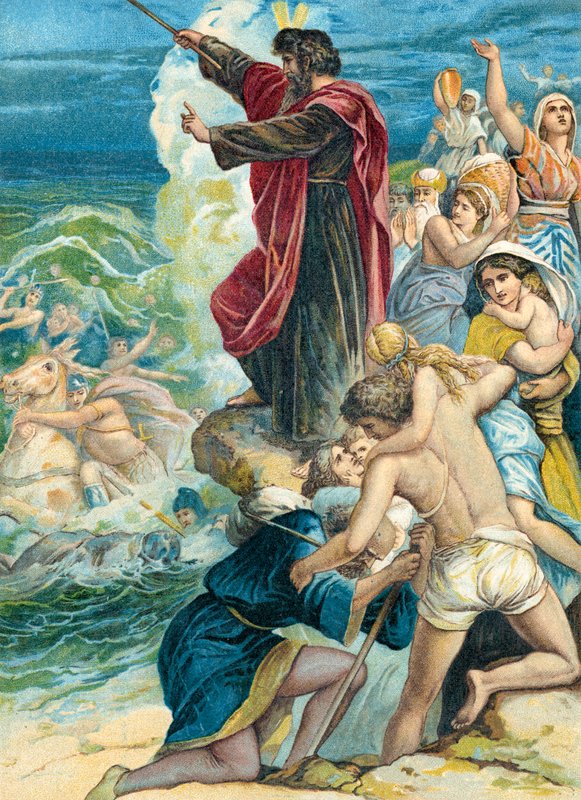 Moses krysser Rødehavet av German School