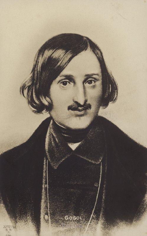 Nikolai Gogol , russisk romanforfatter, dramatiker og novelleforfatter av German School
