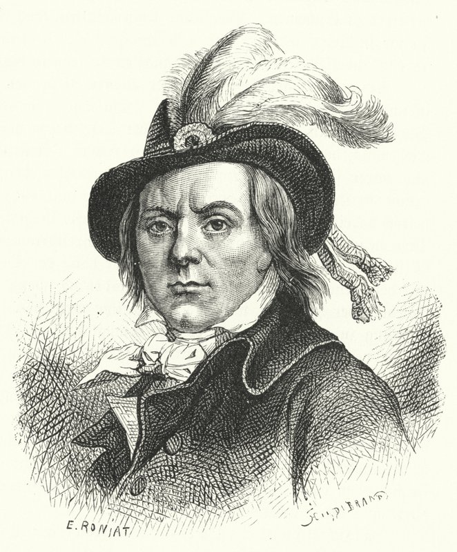 Paul Barras , fransk revolusjonspolitiker (gravering) av German School