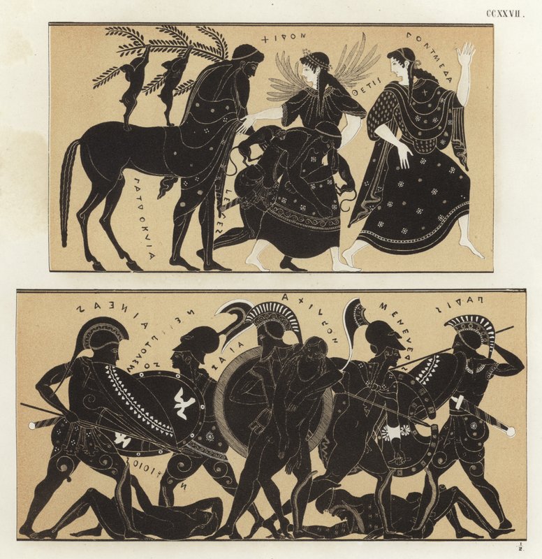Peleus og Thetis av German School