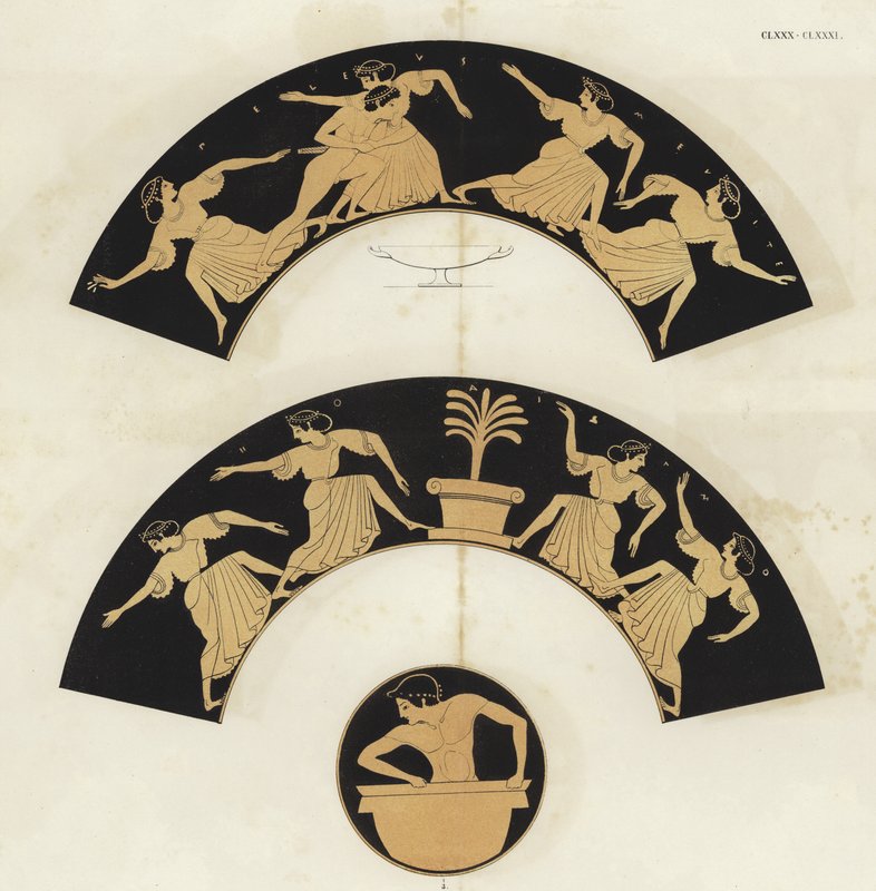 Peleus og Thetis av German School