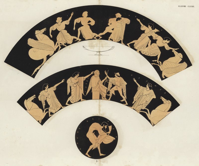 Peleus og Thetis av German School