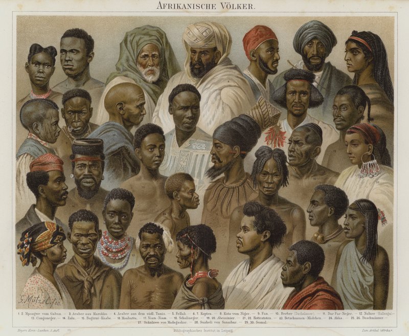 Folk i Afrika av German School