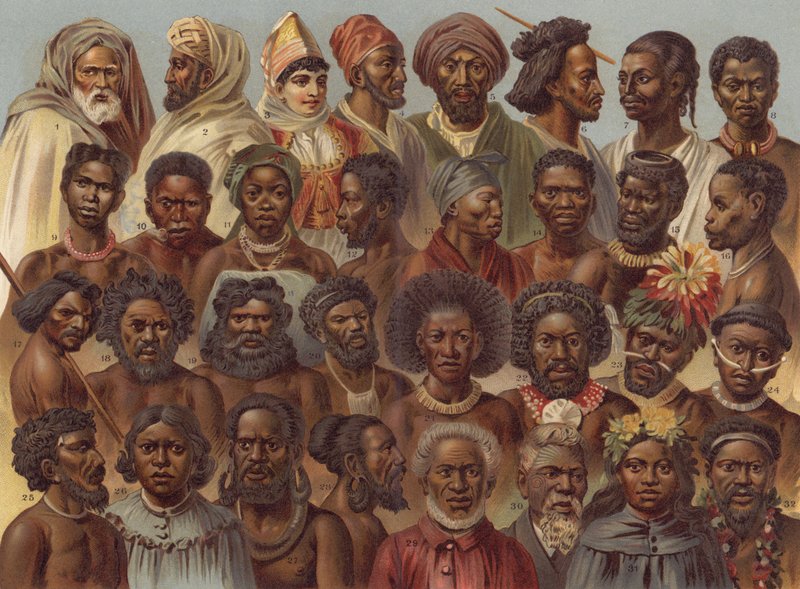 Folk i Afrika og Australia av German School