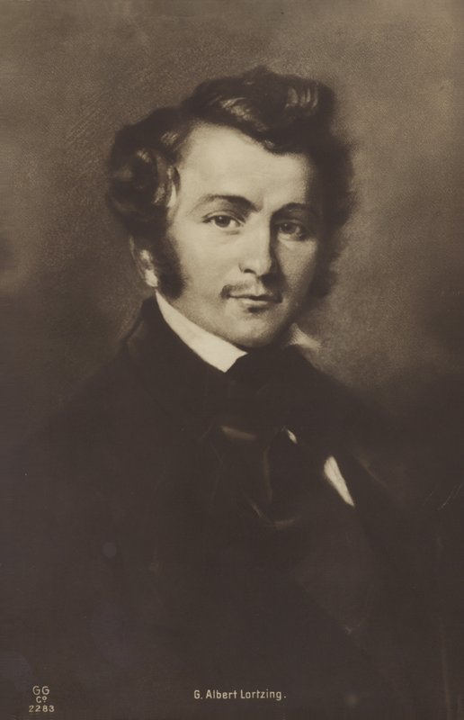 Portrett av Albert Lortzing av German School