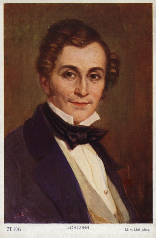 Portrett av Albert Lortzing av German School