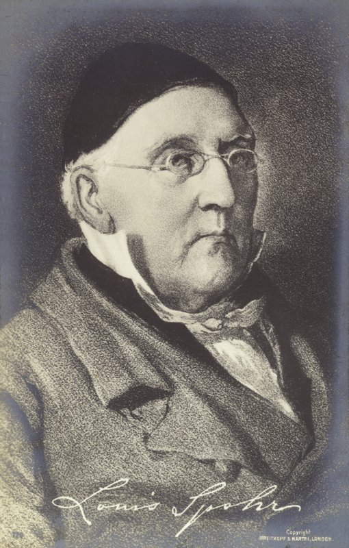 Portrett av Louis Spohr av German School