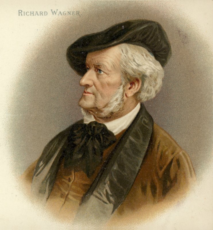 Portrett av Richard Wagner av German School
