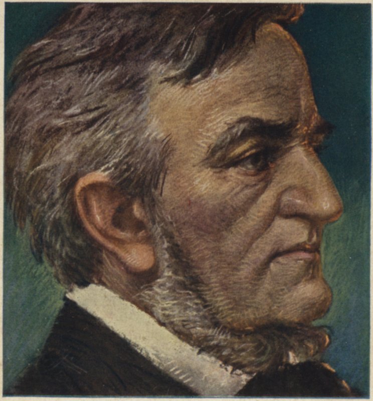 Portrett av Richard Wagner av German School