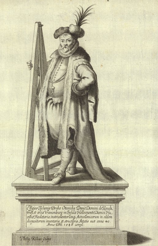 Portrett av Tycho Brahe av German School