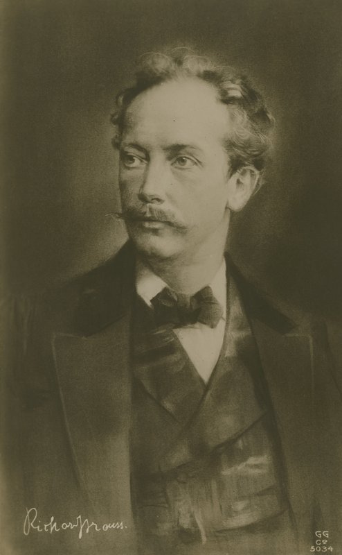 Richard Strauss , tysk komponist (gravyr) av German School