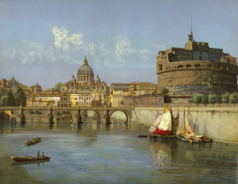 Roma (kromolito) av German School