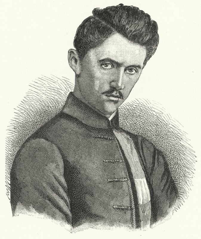 Sandor Petofi , ungarsk poet av German School