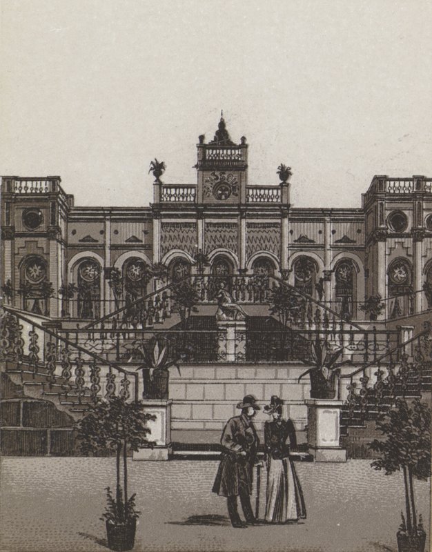 Sans Souci (litho) av German School