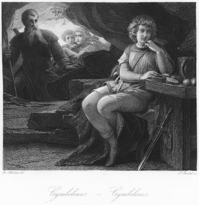 Scene fra Cymbeline av German School